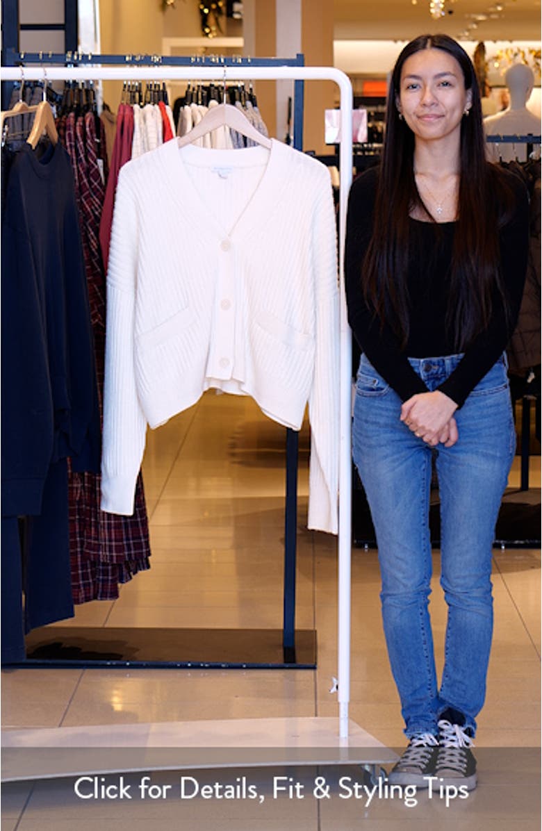 Soft Rib Cardigan, sales video thumbnail