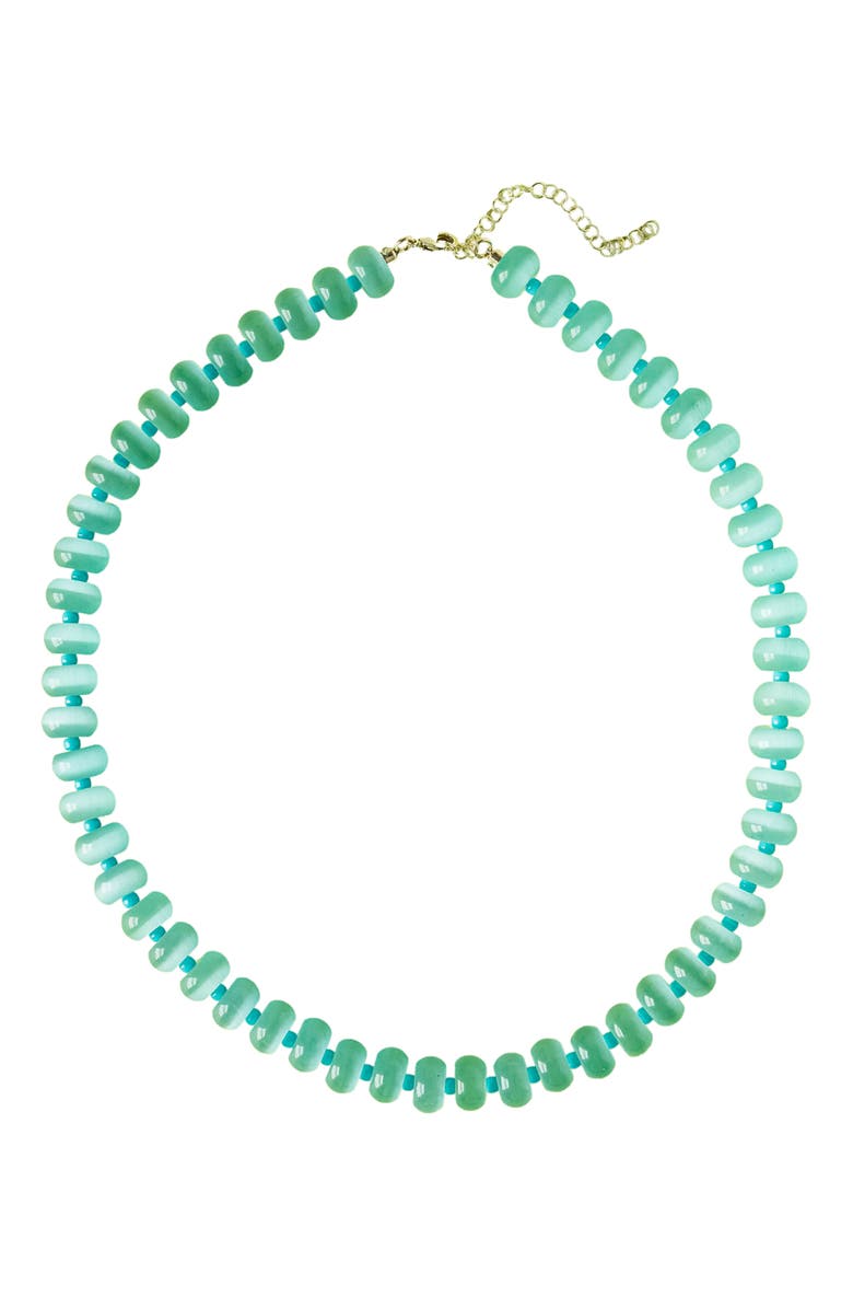 MacRae & Co. Blue Tide Beaded Necklace, Main, color, Blue