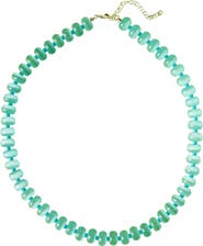 MacRae & Co. Blue Tide Beaded Necklace