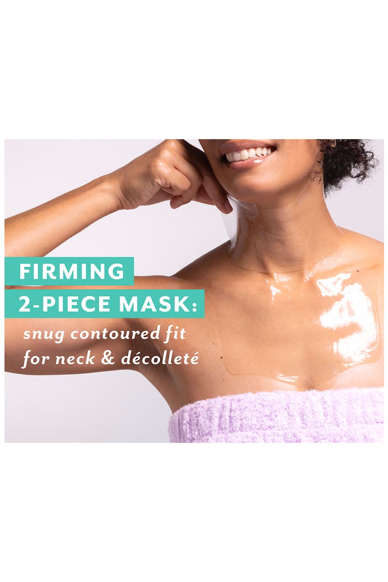Firm Believer Neck & Décolleté Smoothing Hydrogel Mask, Alternate, color, NO COLOR
