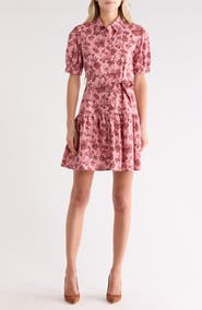 Derek Lam 10 Crosby Luma Leopard Shirtdress