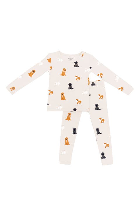 Kids' Print Fitted Two-Piece Pajamas (Baby & Toddler)