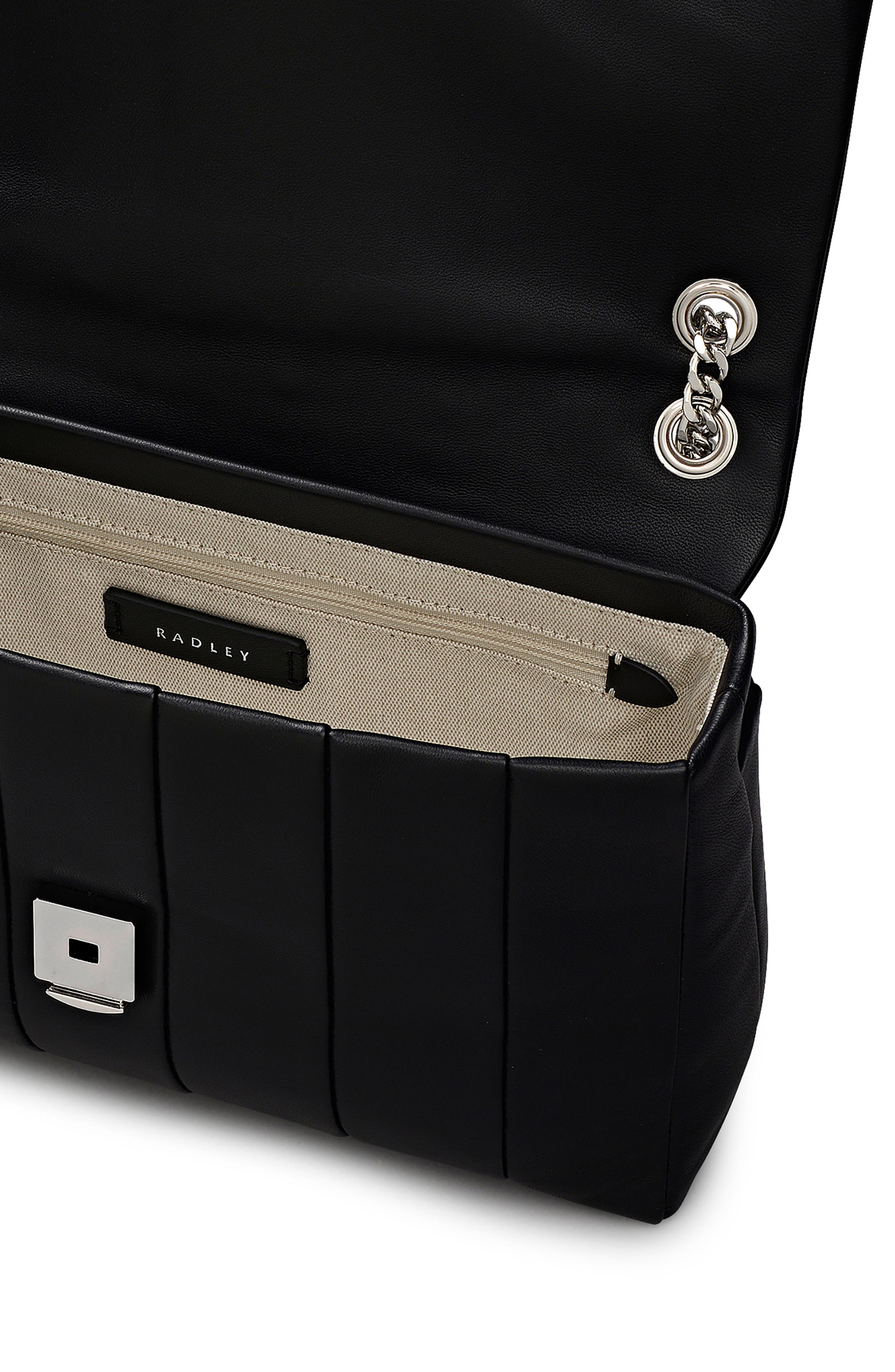 Radley Burton Way Flap Crossbody Bag, Alternate, color, Black