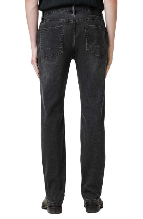 Allsaints Lenny Loose Fit Wide Leg Denim Jeans In Light Washed Black
