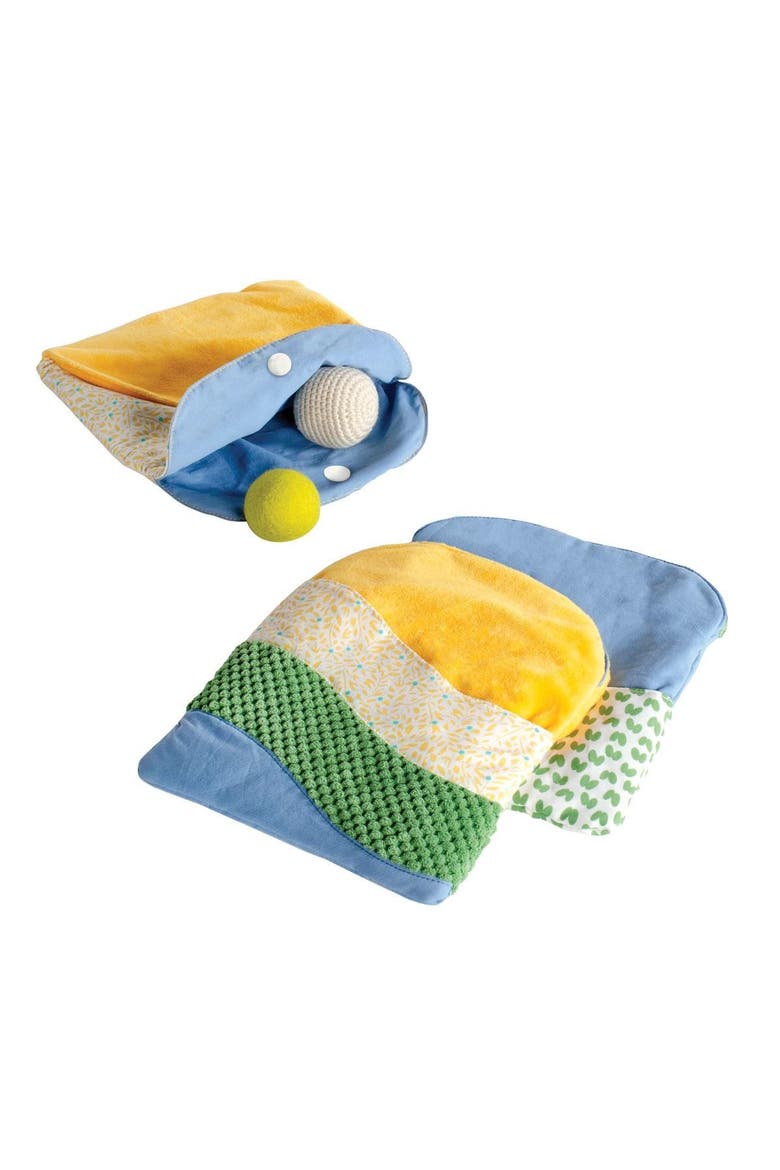 Crinkle Pockets - Natural - Set of 3, Alternate, color, Multicolored