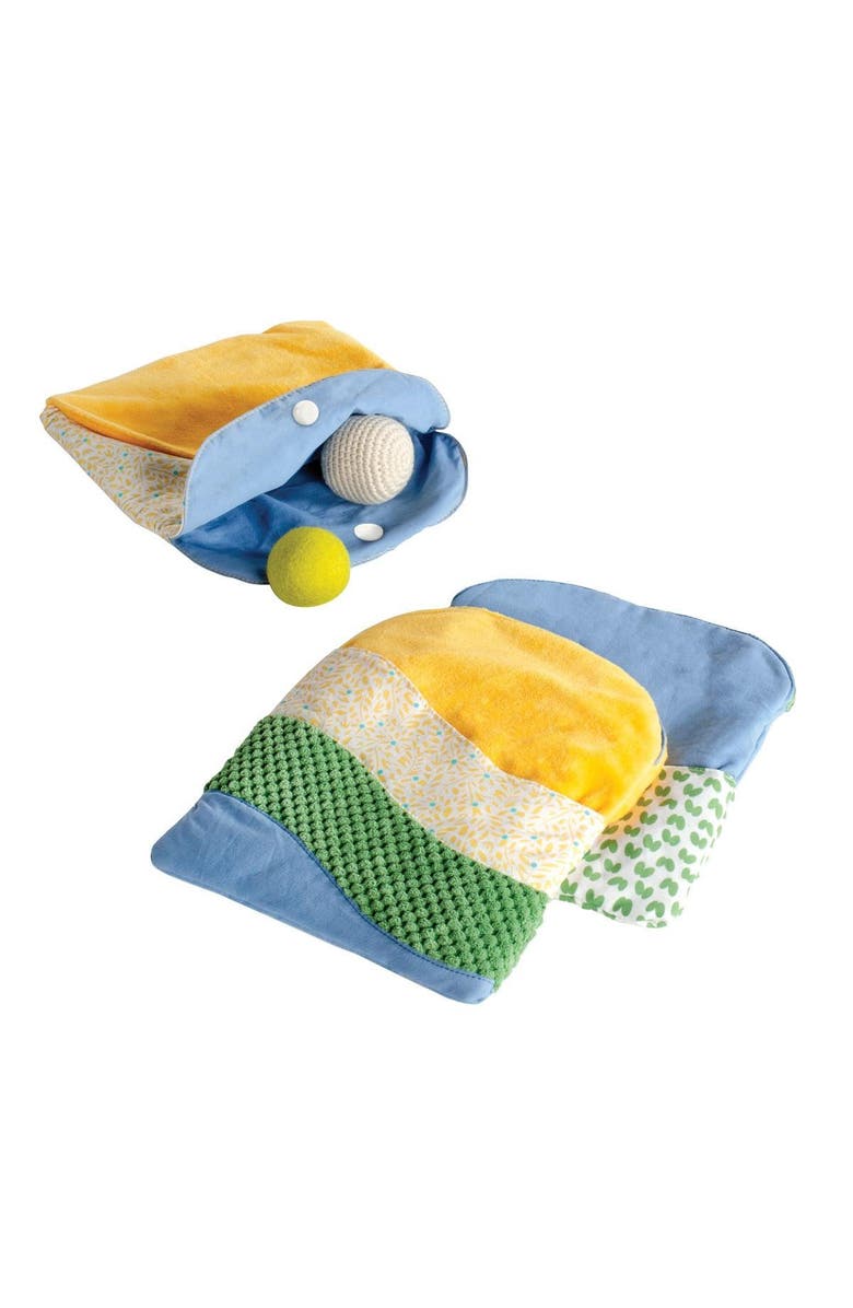 Kaplan Early Learning Company Crinkle Pockets - Natural - Set of 3, Alternate, color, Multicolored