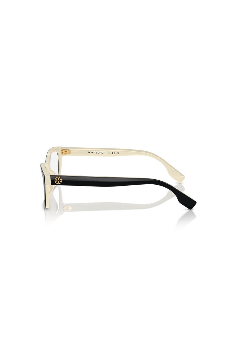 51mm Rectangle optical glasses, Alternate, color, Black
