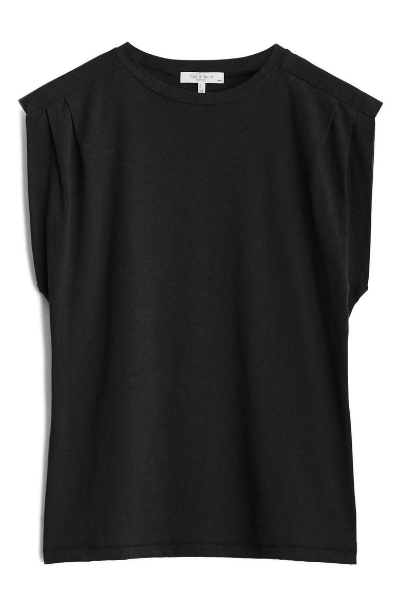 rag & bone Slub Pleat Organic Cotton Tank, Alternate, color,