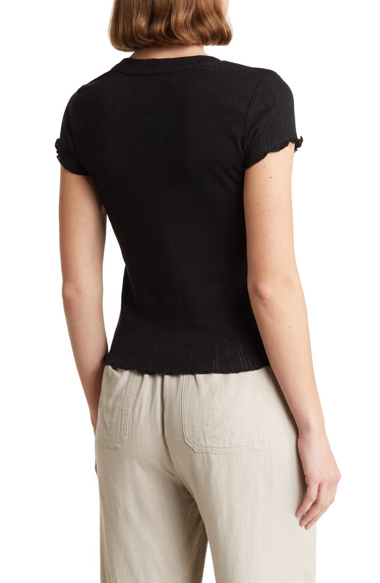 Splendid Como Pointelle T-Shirt, Alternate, color,