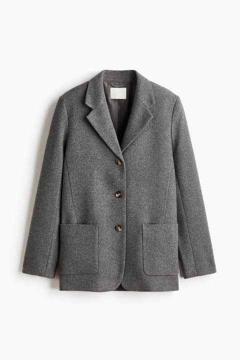 Wool-blend Blazer