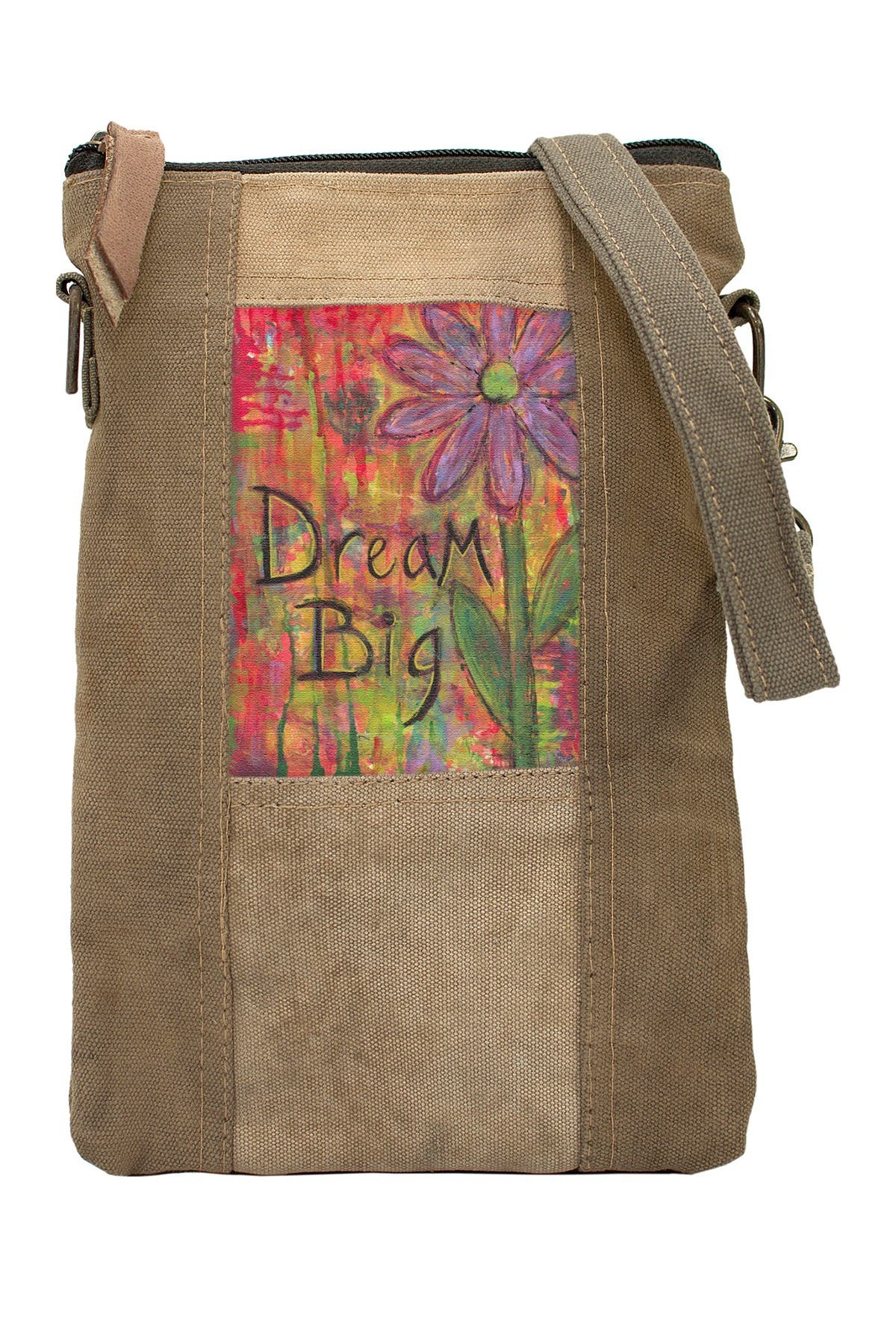 VINTAGE ADDICTION Dream Big Tent Crossbody Bag, Main, color, 