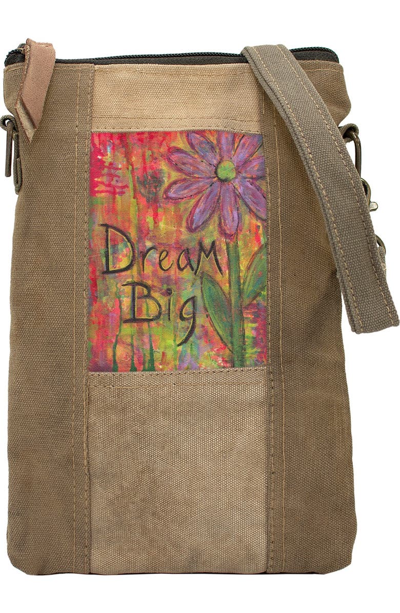 VINTAGE ADDICTION Dream Big Tent Crossbody Bag, Main, color,