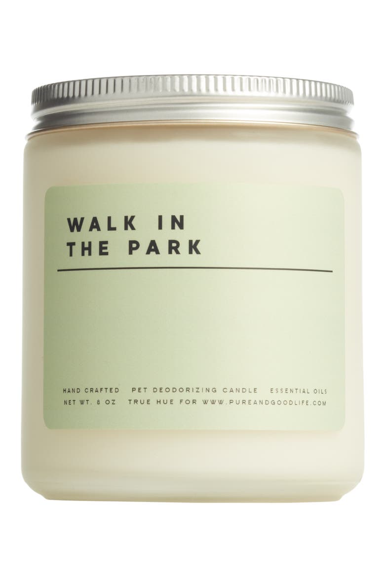 Walk in the Park Pet Deodorizing Soy Wax Candle, Main, color, WALK IN THE PARK