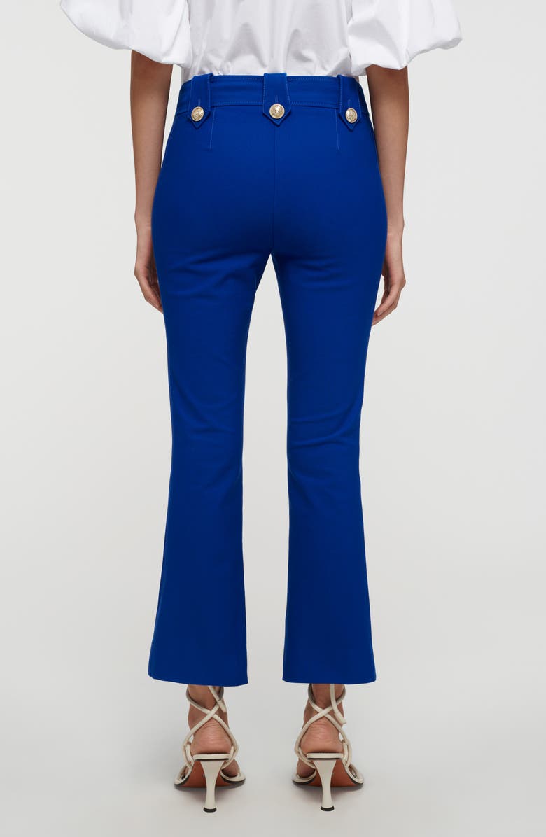 Derek Lam 10 Crosby Robertson Slim Crop Straight Leg Pants, Alternate, color, Cobalt