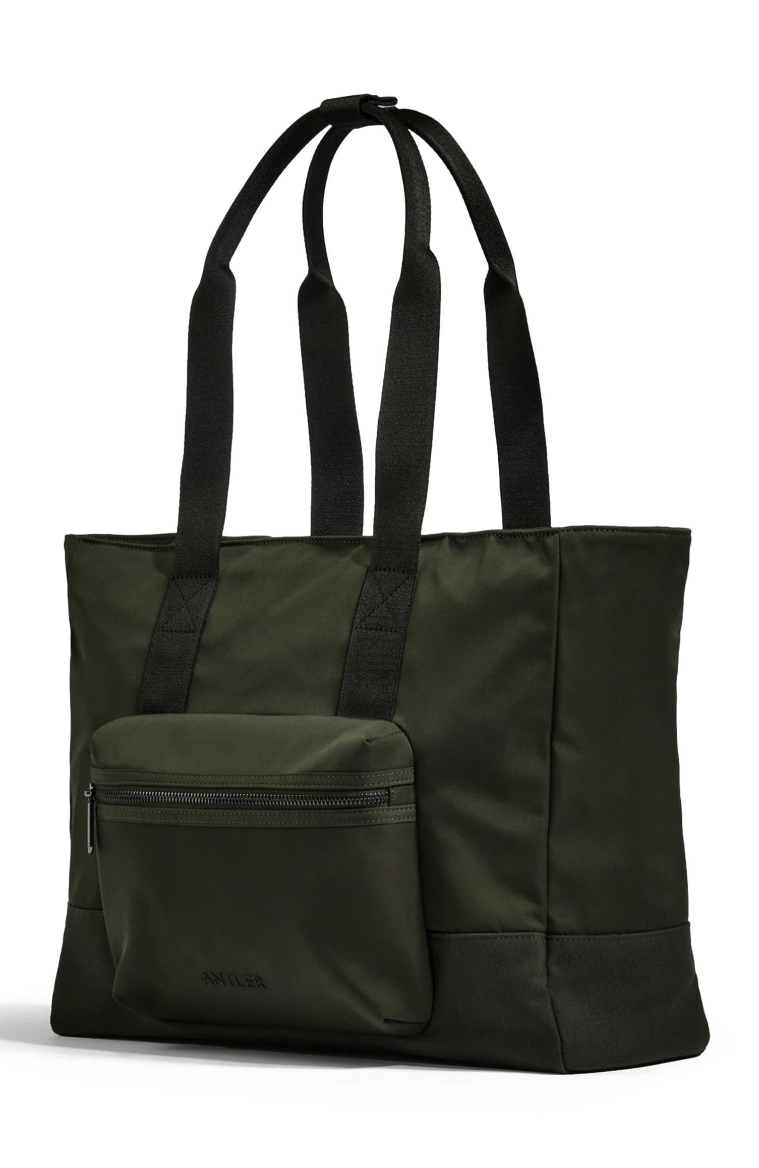 Icon Tote Bag, Alternate, color, Dark Khaki Green