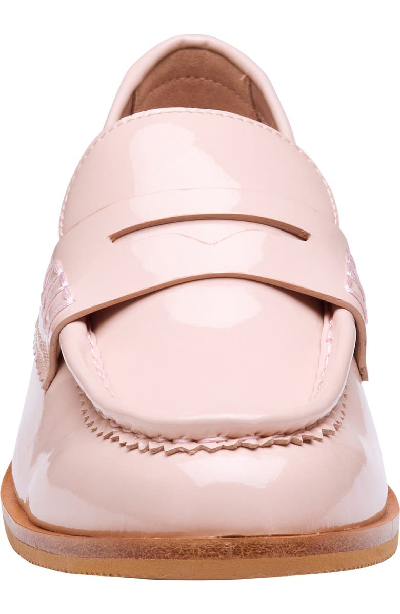 Johnston & Murphy Gillian Patent Leather Penny Loafer, Alternate, color, Blush Patent Leather
