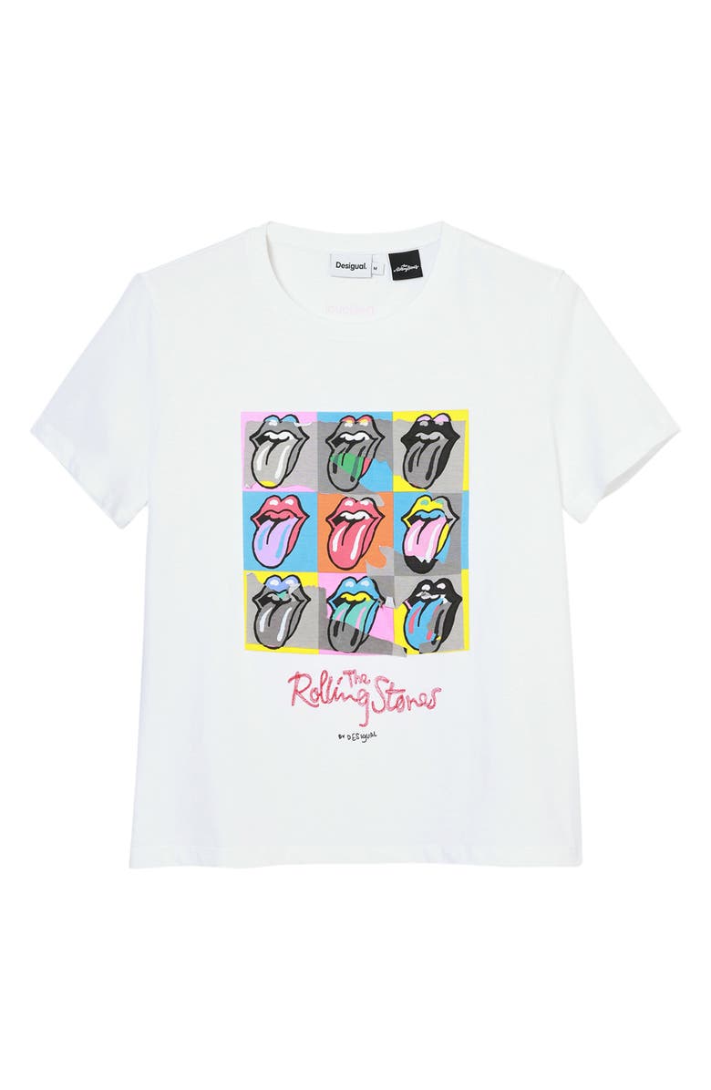 Desigual The Rolling Stones Multicolor T-Shirt, Alternate, color, 