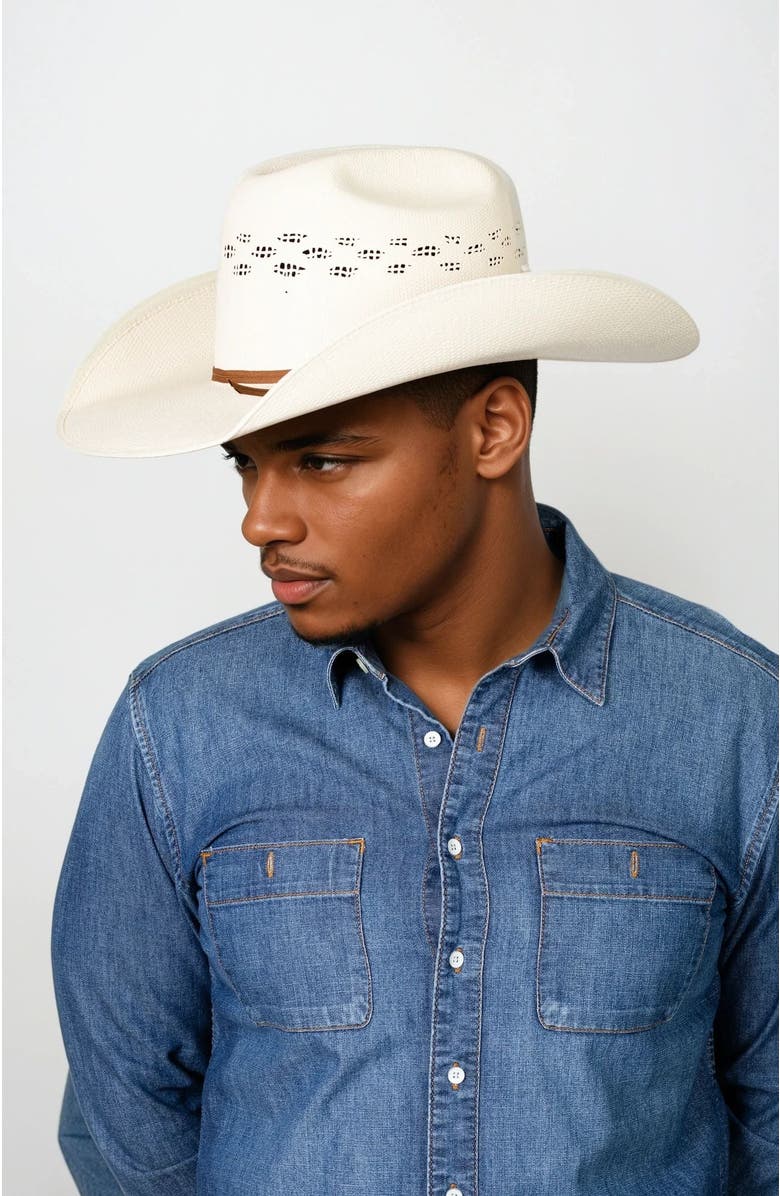 Manela Hawk 10X Cowboy Hat, Alternate, color, Natural