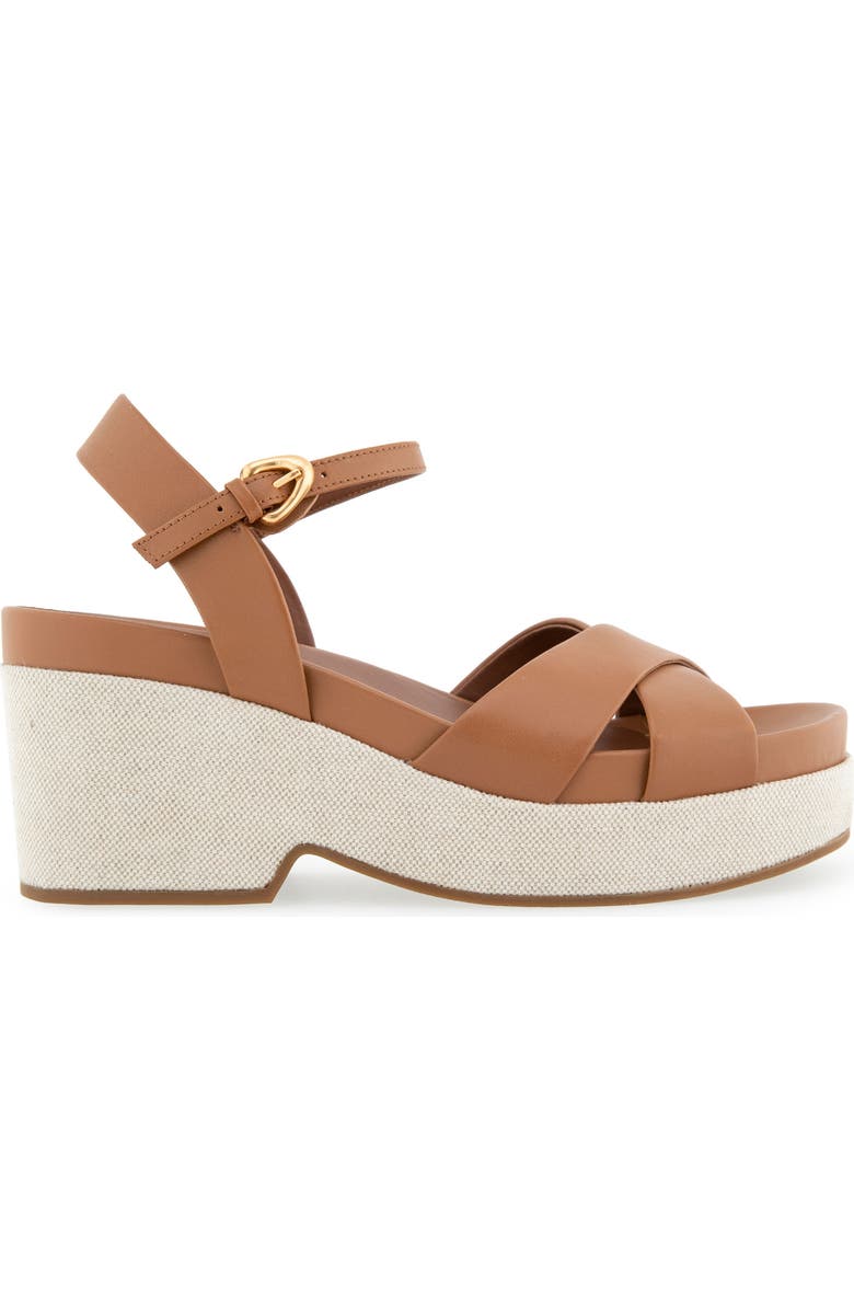 Aerosoles Chabella Platform Sandal, Alternate, color, Tan Leather