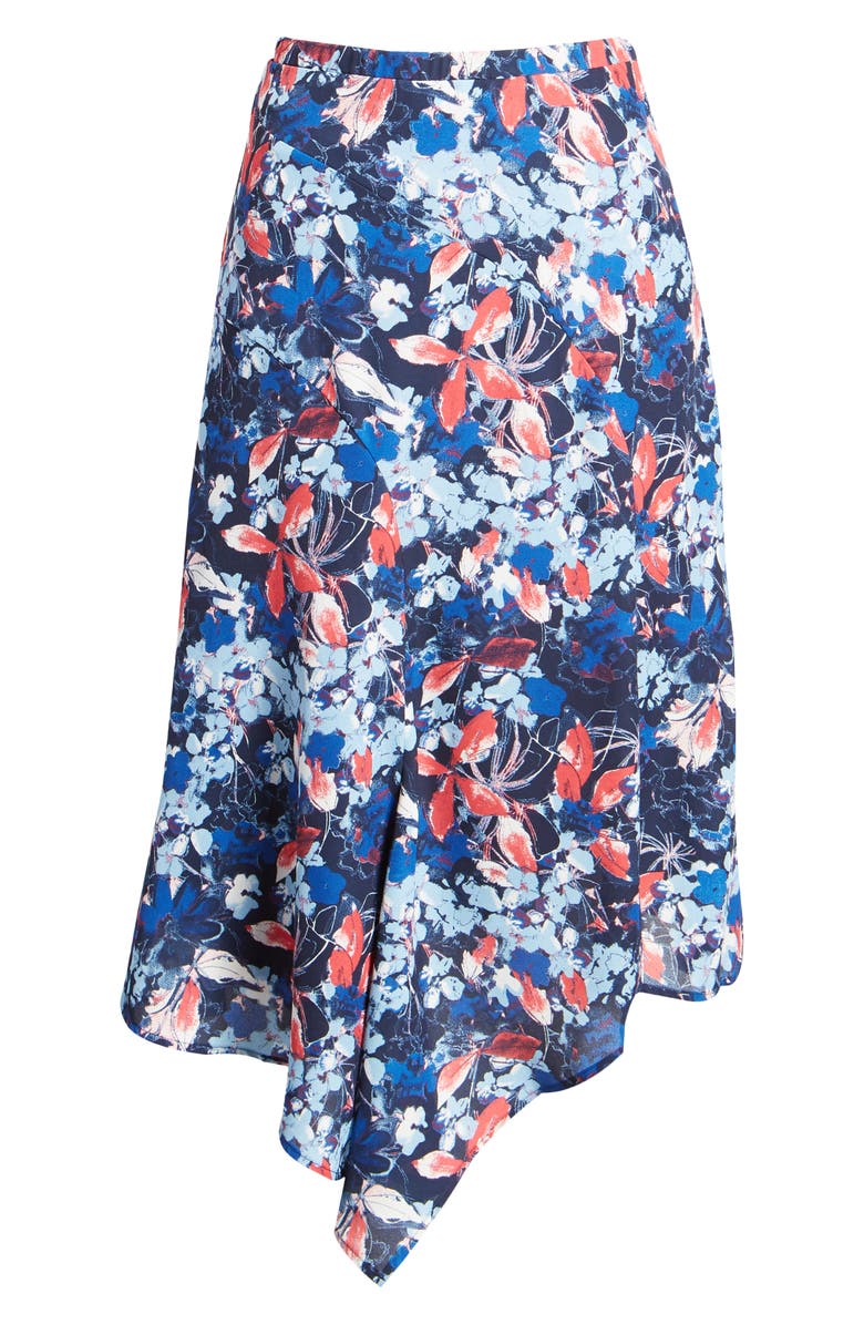 GIBSONLOOK Gibson x International Women's Day Fancy Ashley Asymmetrical Flowy Midi Skirt, Alternate, color,