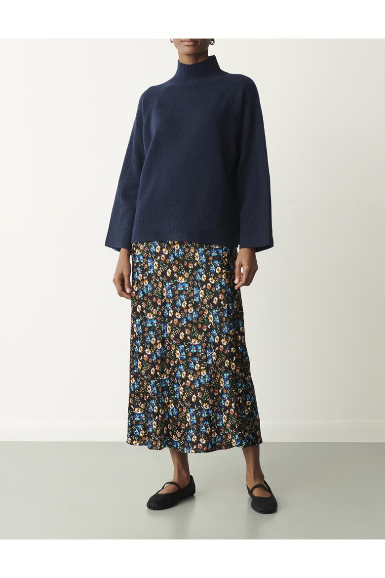 Mandy Floral Midi Skirt, Alternate, color, Ditsy Floral