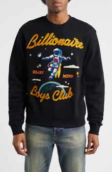Billionaire Boys Club BB Jet Set Embroidered Graphic Sweatshirt