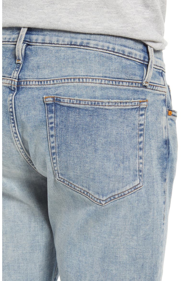 L'Homme Degradable Slim Fit Organic Cotton Jeans, Alternate, color, SEINE