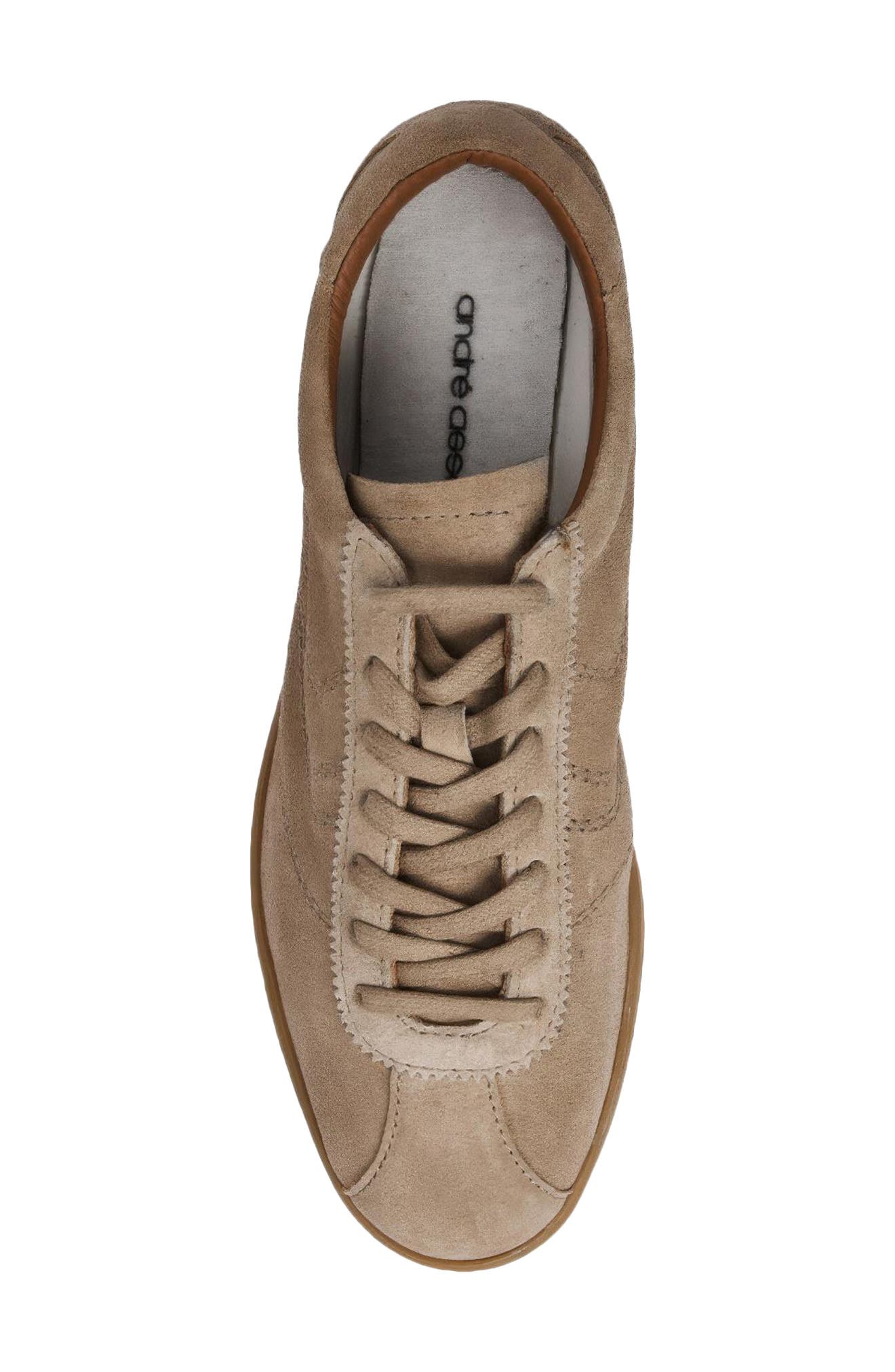 Manuel Leather Sneaker, Alternate, color, SAND LEATHER