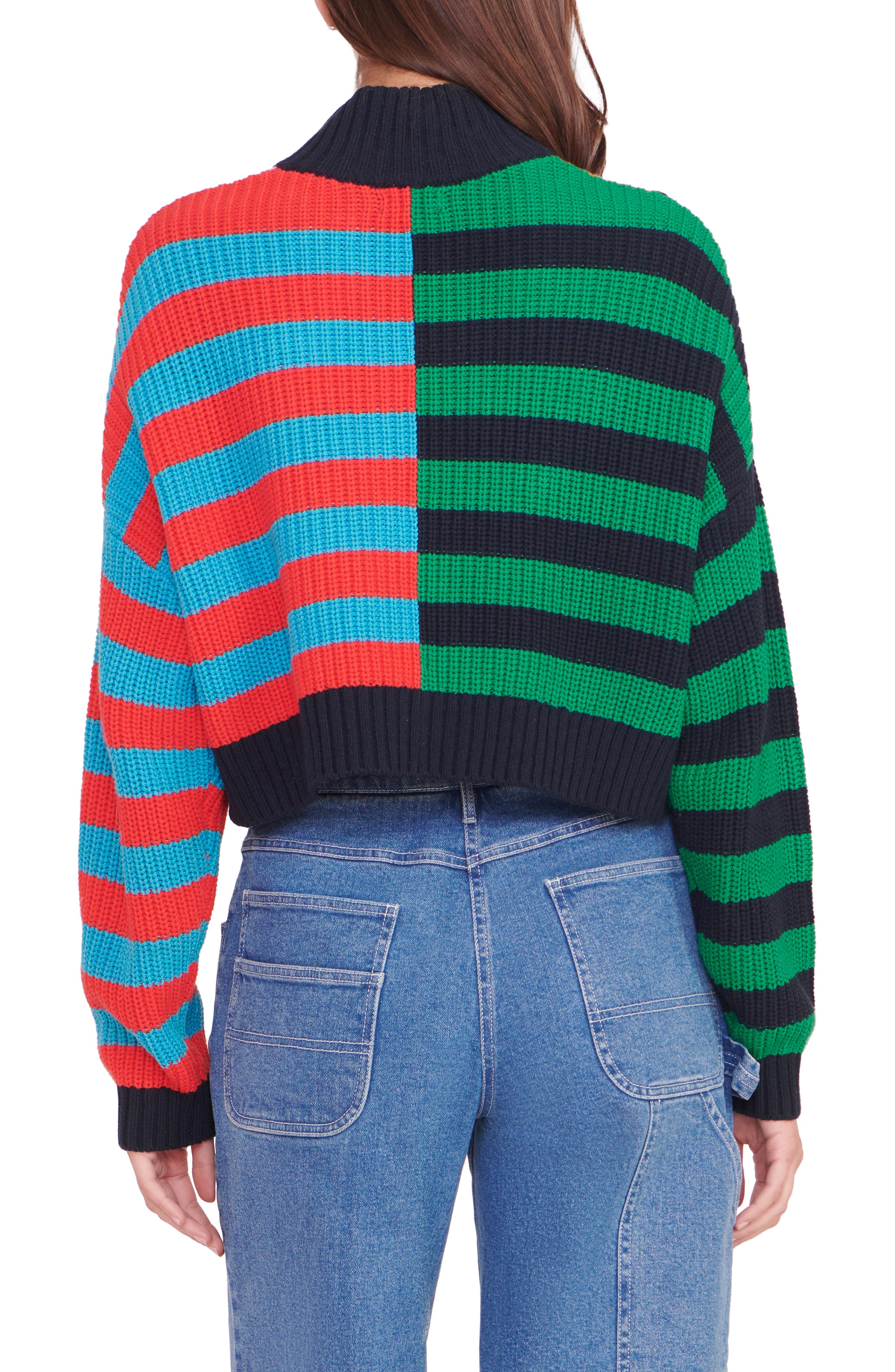 Hampton Half Zip Crop Sweater - image 2