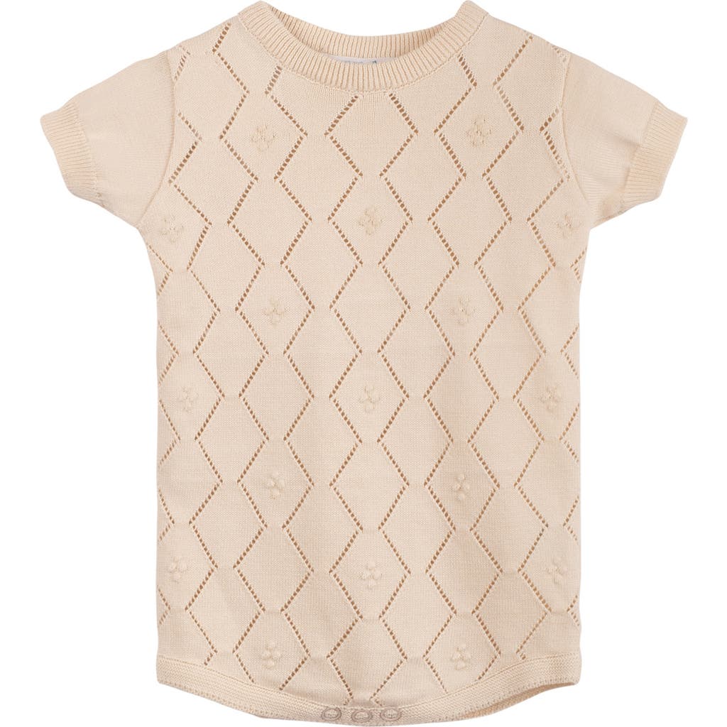 Feltman Brothers Eyelet Cotton Romper in Ecru  product