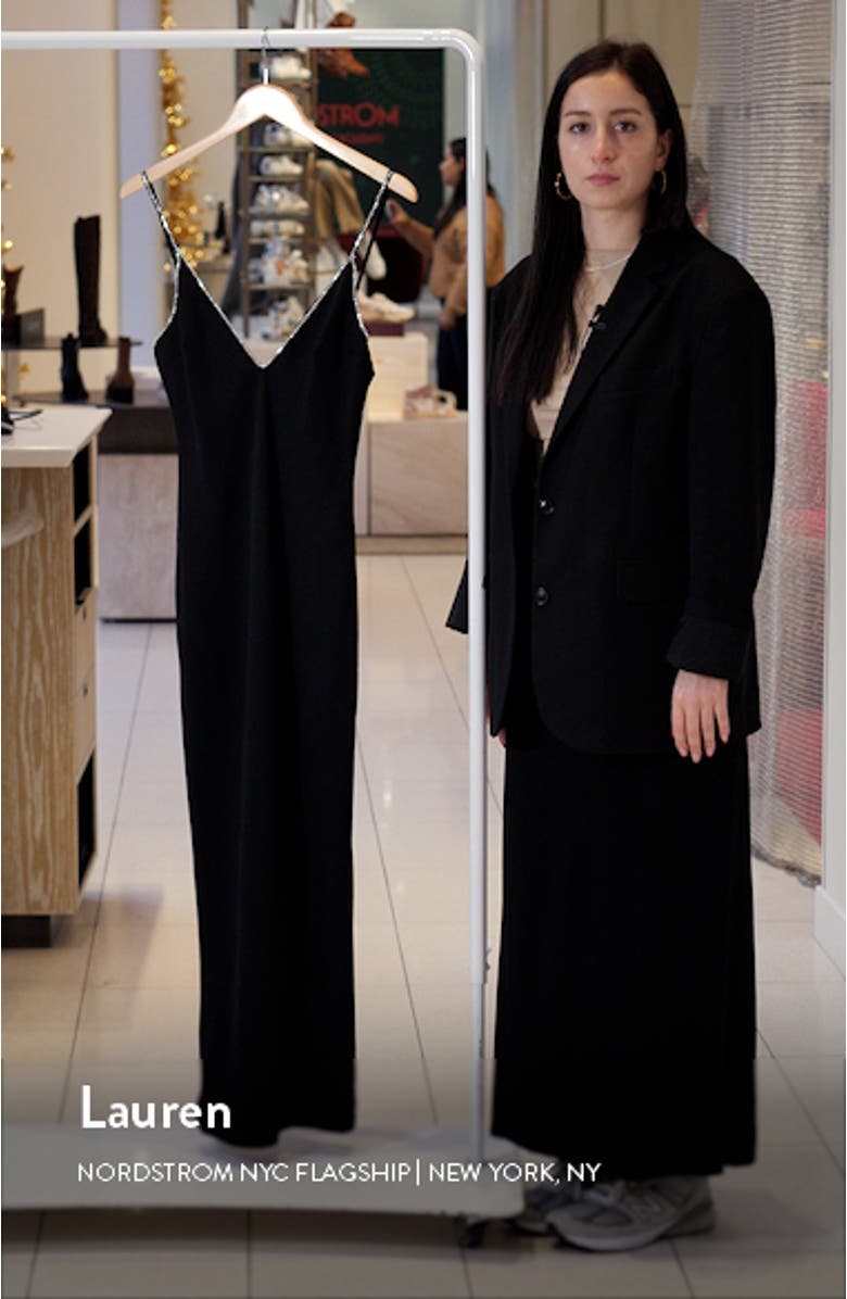 Vira Diamante Trim Cocktail Midi Dress, sales video thumbnail