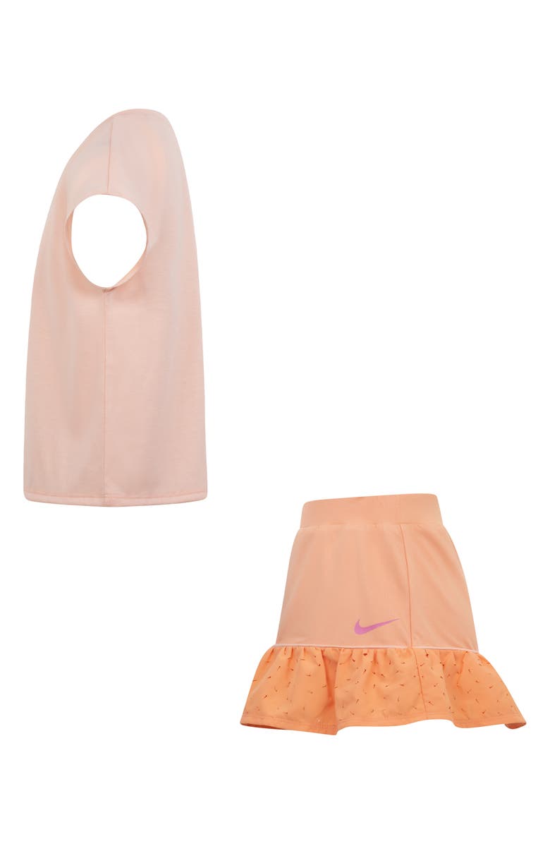 Nike Kids' Sunny Swoosh Graphic T-Shirt & Scooter Skort Set, Alternate, color, 
