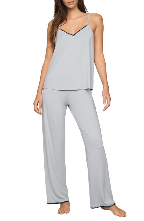 Eberjey Frida Camisole And Pajama Pant Set In Gray