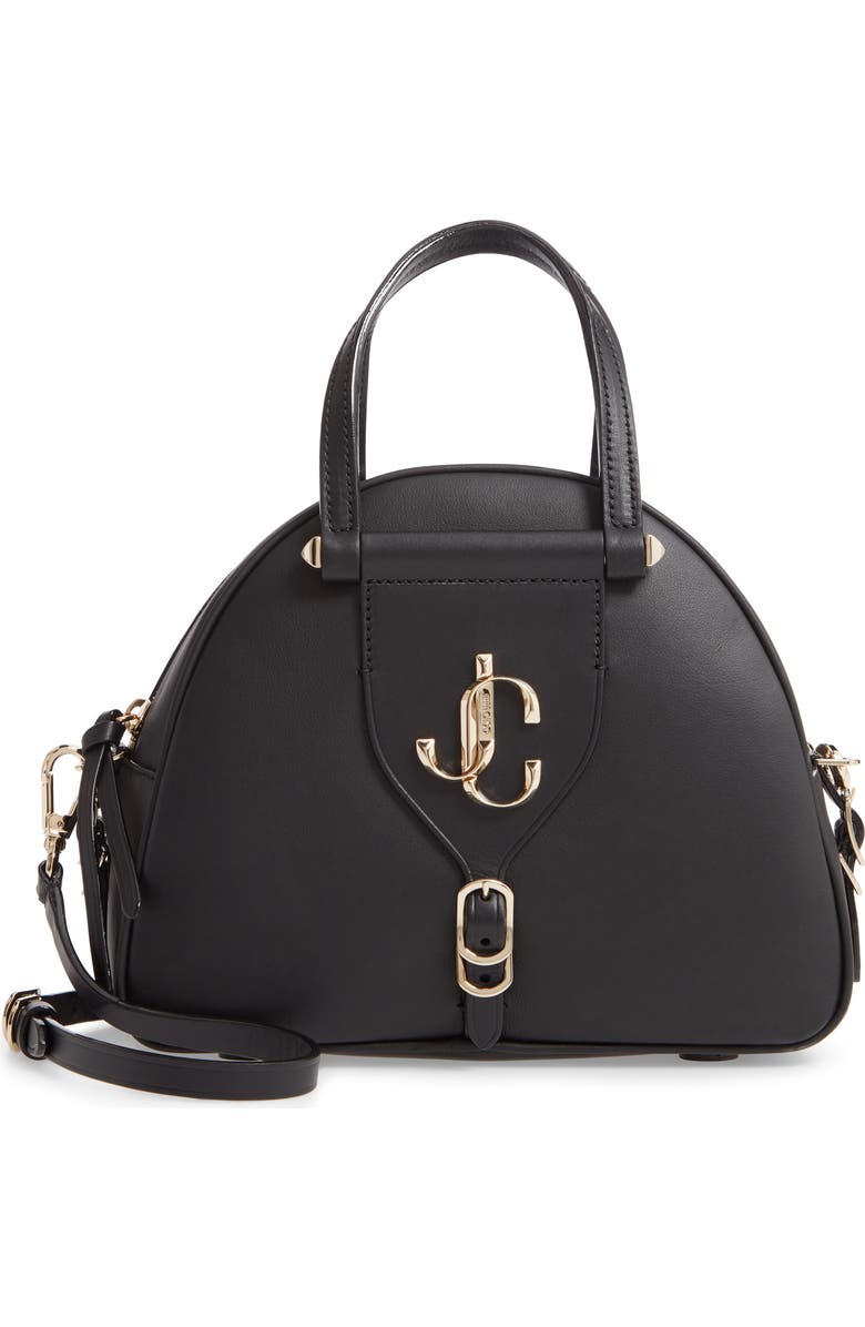 Jimmy Choo Varenne Leather Crossbody Bag, Main, color,