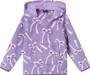 Andy & Evan Kids' Plush Bow Print Hoodie