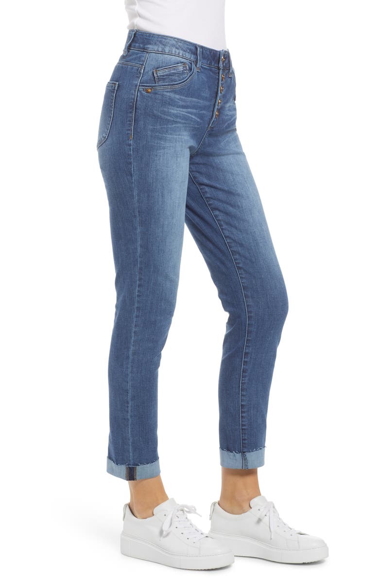 Wit & Wisdom 'Ab'Solution High Waist Ankle Straight Leg Jeans, Alternate, color,