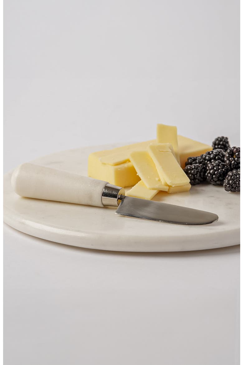 Boxed Set of Marble Cheese Tools, Alternate, color, Grey