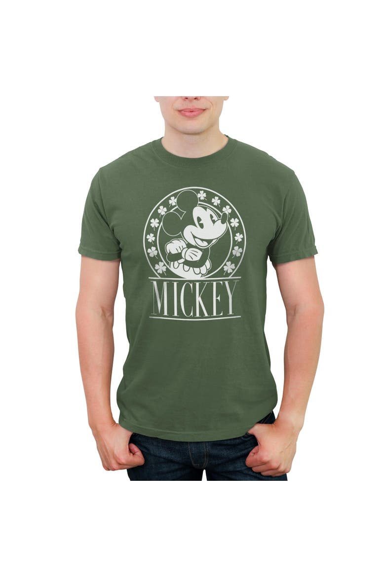 Men's St. Patrick's Day Shamrock Circle T-Shirt, Main, color, Moss