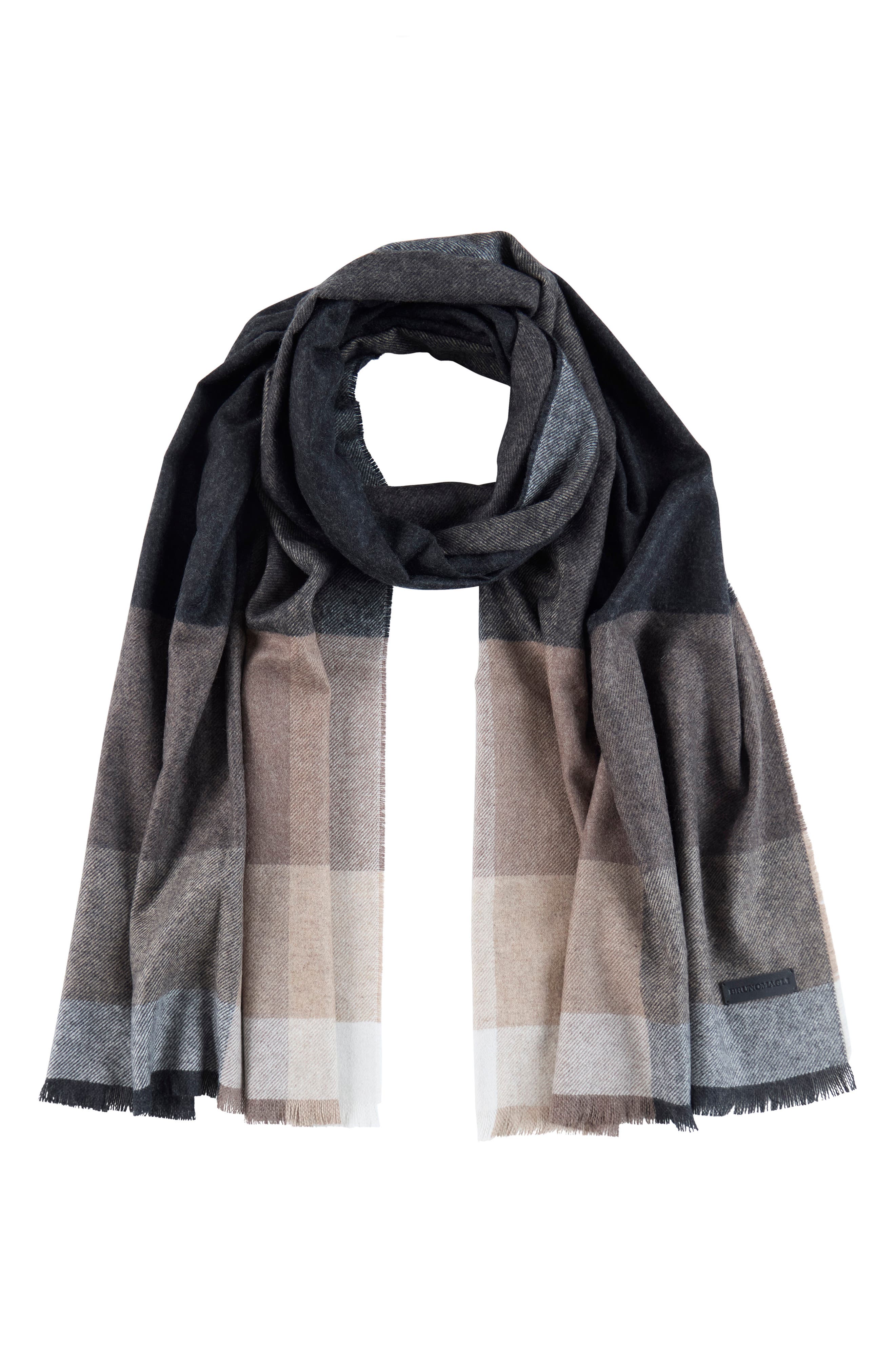 Bruno Magli Silk & Cashmere Blend Scarf