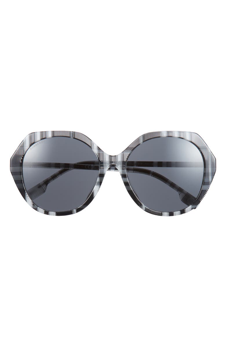 Burberry 57mm Irregular Sunglasses, Main, color, 