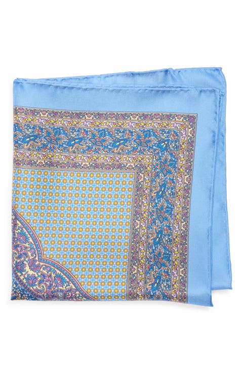 Paisley Floral Pocket Square