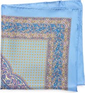 Robert Graham Paisley Floral Pocket Square