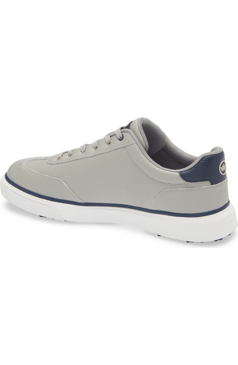 Peter Millar Drift Hybrid Water Resistant Leather Golf Shoe, Alternate, color, British Grey