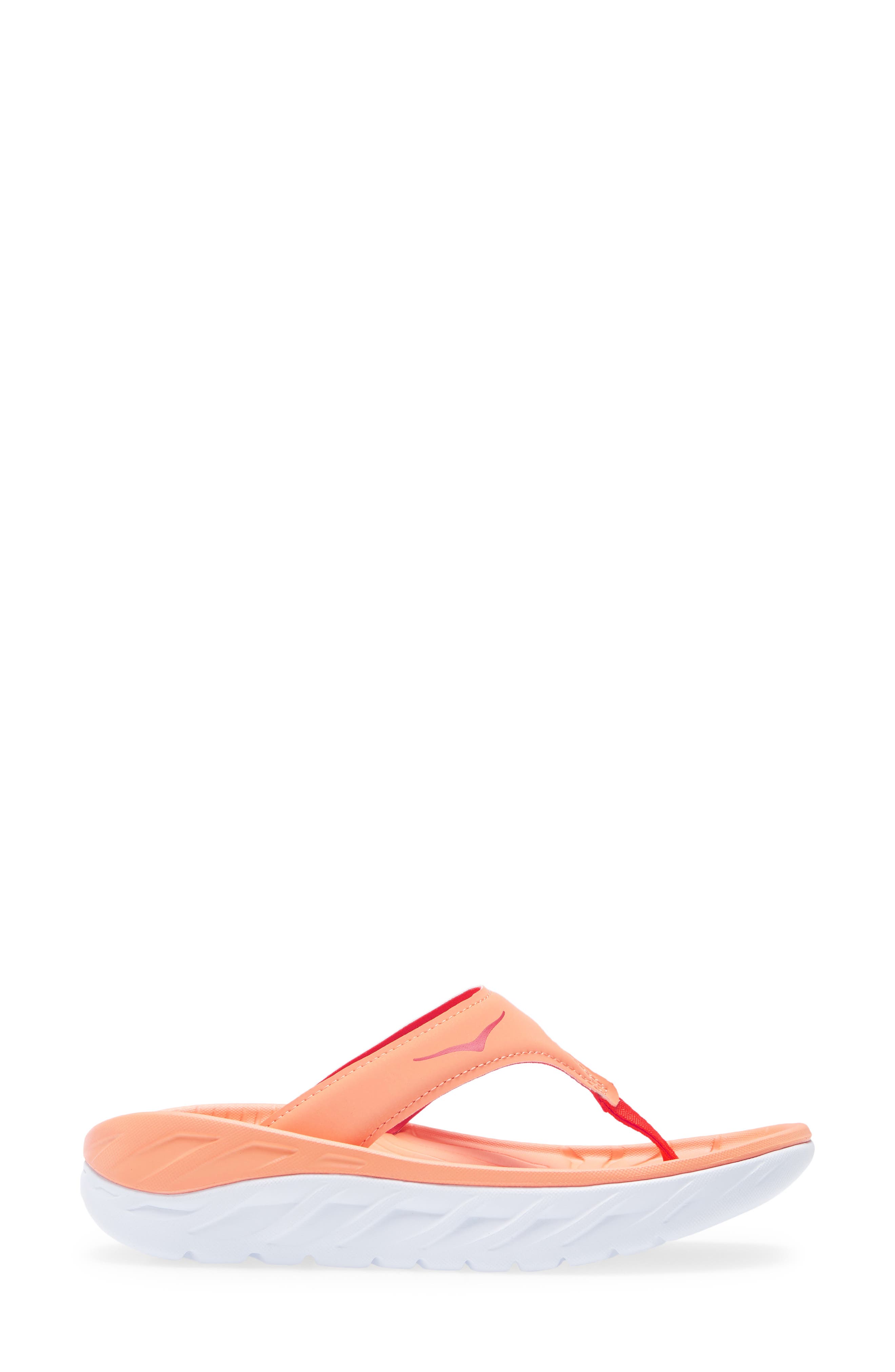 Ora Recovery Flip Flop, Alternate, color, CANTELOPE/ FIESTA