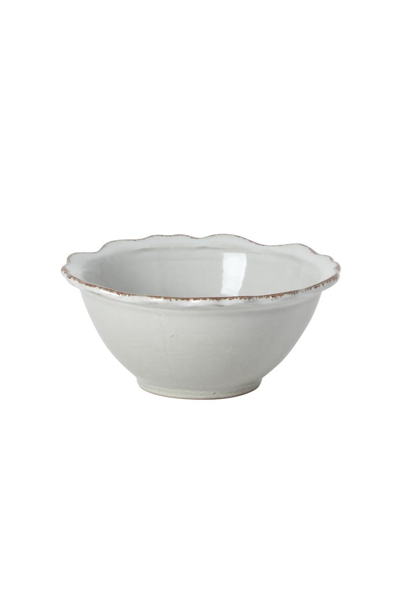 Kennon Road 12-Piece Scalloped Stoneware Dinnerware Set, Alternate, color, White
