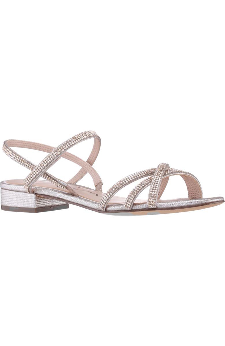 Nina Sonja Slingback Sandal, Main, color, Silver