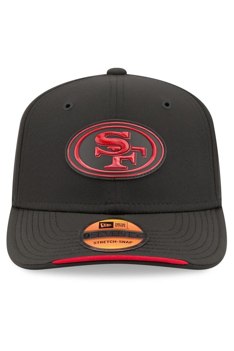 Men's New Era Black San Francisco 49ers 2026 Sideline 9SEVENTY Adjustable Hat, Alternate, color, Black