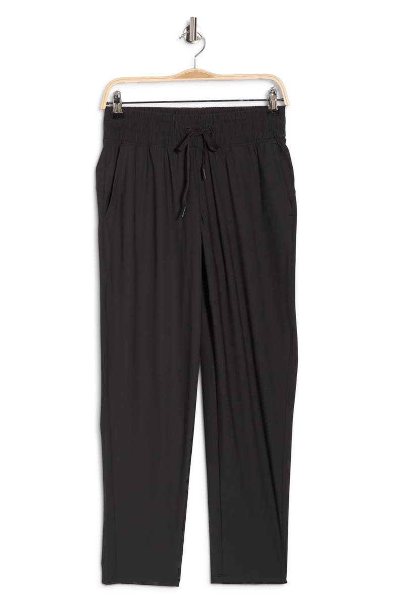 LAYER 8 Tapered Straight Leg Pull-On Pants, Alternate, color, Rich Black