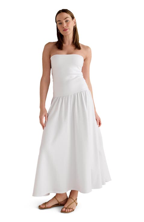 Organic Cotton Modal Strapless Dress