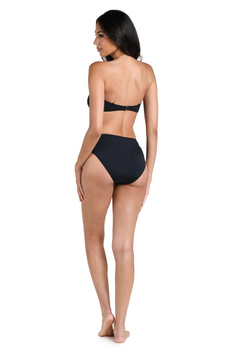 La Blanca Island Goddess Bandeau Bikini Top, Alternate, color, 